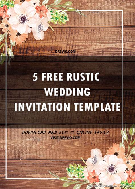 printable wedding invites